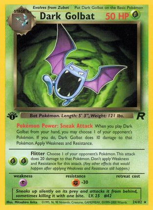 Dark Golbat (24) - 24/82 [Team Rocket] Unlimited