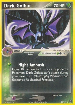 Dark Golbat - 34/112 [Team Rocket Returns] Reverse Holofoil