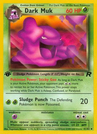 Dark Muk - 41/82 [Team Rocket] 1st Edition