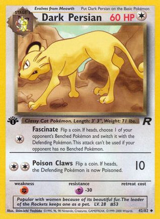 Dark Persian - 42/82 [Team Rocket] Unlimited