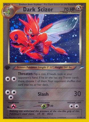 Dark Scizor - 9/105 [Neo Destiny] 1st Edition Holofoil