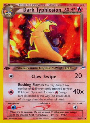 Dark Typhlosion - 10/105 [Neo Destiny] Unlimited Holofoil