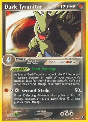 Dark Tyranitar - 020/109 [Team Rocket Returns] Reverse Holofoil