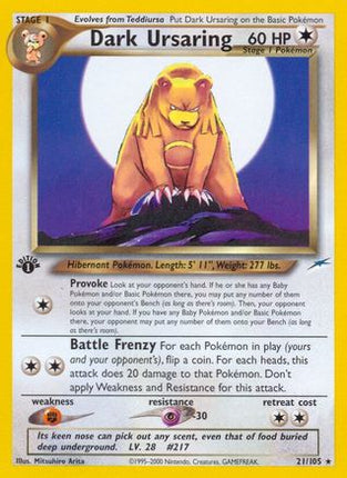 Dark Ursaring - 21/105 [Neo Destiny] 1st Edition