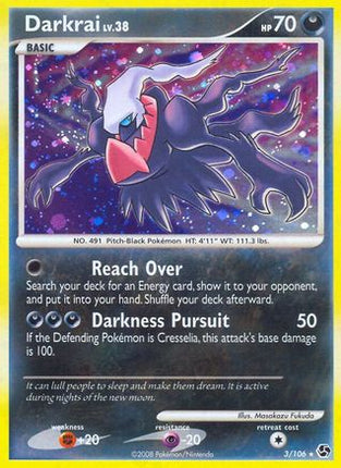 Darkrai (3) - 3/106 [Great Encounters] Holofoil