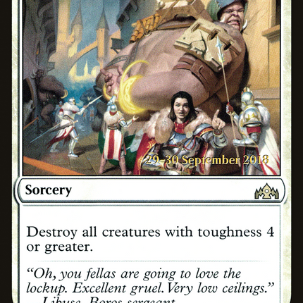 Citywide Bust [Guilds of Ravnica Promos] Prerelease Foil