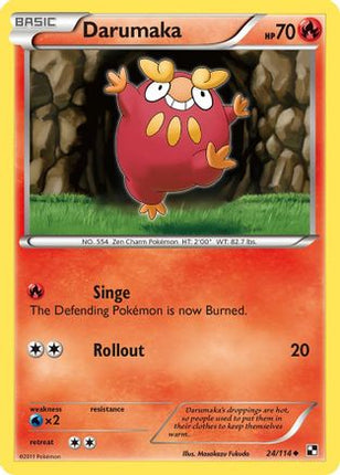 Darumaka (24) - 24/null [Black and White] Reverse Holofoil