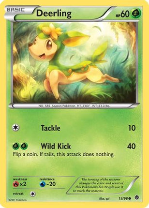 Deerling - 15/98 [Emerging Powers] Reverse Holofoil