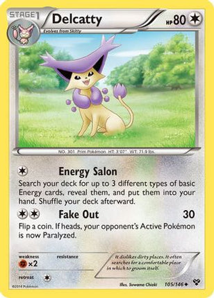 Delcatty - 105/106 [XY Base Set] Reverse Holofoil