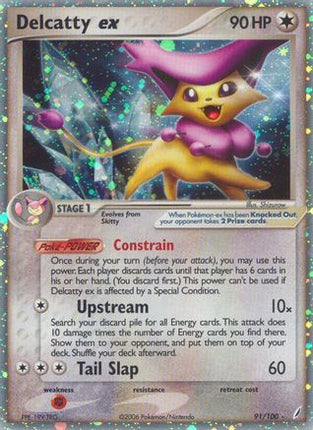 Delcatty ex - 91/100 [Crystal Guardians] Holofoil