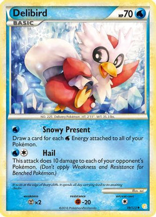 Delibird - 39/106 [HeartGold SoulSilver] Reverse Holofoil