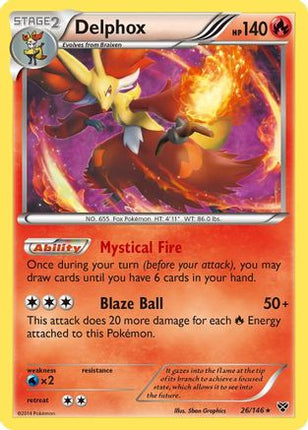 Delphox - 26/106 [XY Base Set] Holofoil