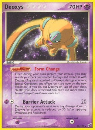 Deoxys (Defense Forme) - 18/109 [Deoxys]