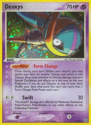 Deoxys (Speed Forme) - 2/107 [Emerald] Reverse Holofoil