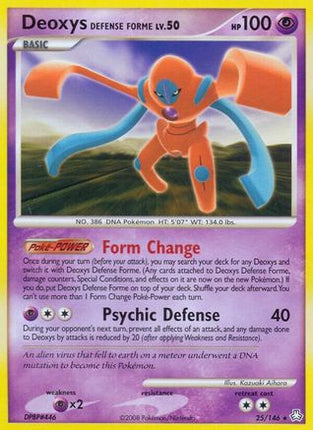 Deoxys Defense Forme - 25/106 [Legends Awakened] Reverse Holofoil