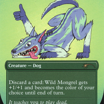 Wild Mongrel (Borderless) [Secret Lair 30th Anniversary Countdown Kit]