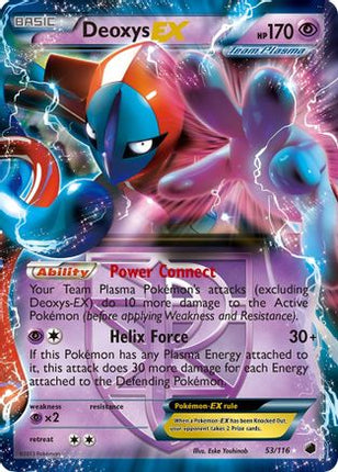 Deoxys EX (Team Plasma) - 53/106 [Plasma Freeze] Holofoil