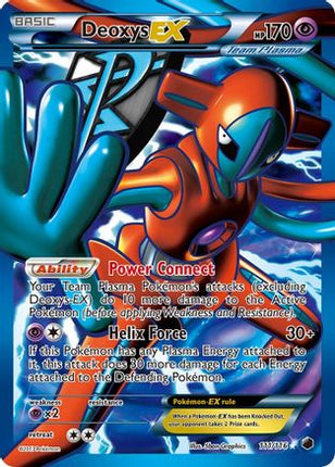 Deoxys EX (Team Plasma) (Full Art) - 111/106 [Plasma Freeze] Holofoil