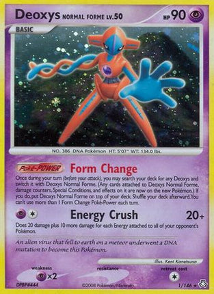 Deoxys Normal Forme - 1/106 [Legends Awakened] Holofoil