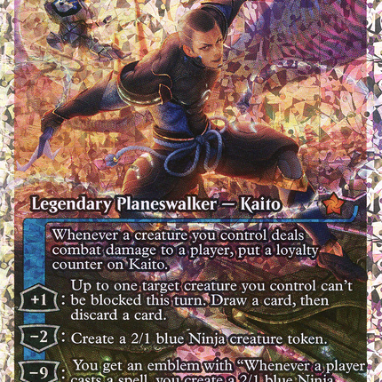 Kaito, Cunning Infiltrator (Showcase) [Foundations] Fractured Foil