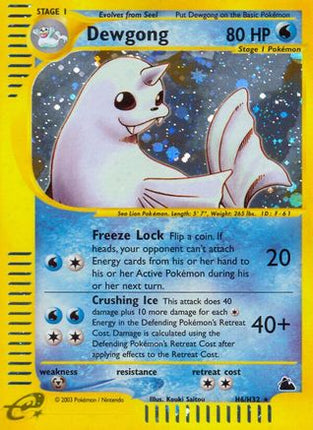 Dewgong (H6) - H6/144 [Skyridge] Holofoil