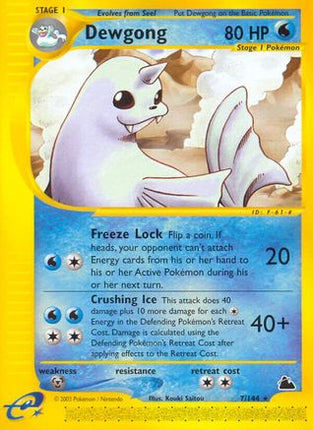 Dewgong (7) - 7/144 [Skyridge]