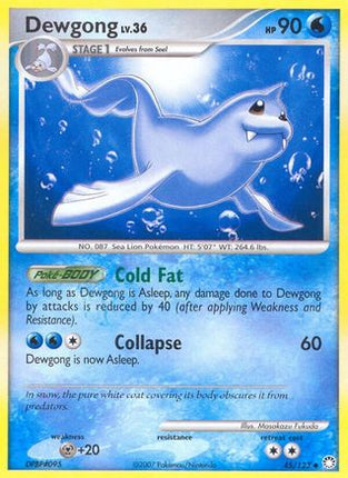 Dewgong - 45/null [Mysterious Treasures] Reverse Holofoil