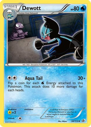 Dewott - 38/106 [Legendary Treasures] Reverse Holofoil