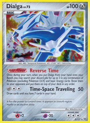 Dialga (5) - 5/106 [Platinum] Reverse Holofoil