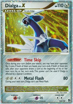 Dialga LV.X - 105/106 [Great Encounters] Holofoil