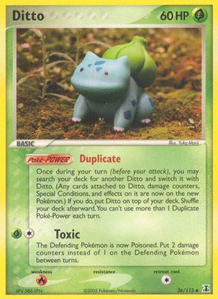 Ditto (Bulbasaur) - 36/113 [Delta Species]