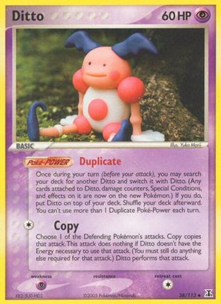 Ditto - 038/113 (Mr. Mime) [Delta Species] Reverse Holofoil