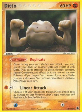 Ditto (Geodude) - 62/113 [Delta Species] Reverse Holofoil