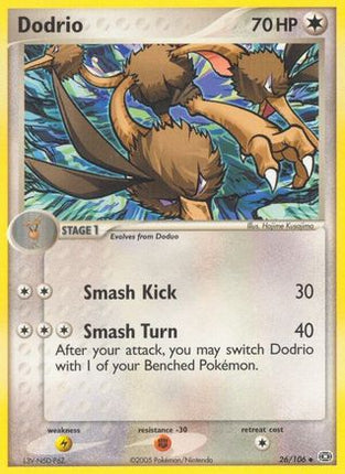 Dodrio - 26/107 [Emerald] Reverse Holofoil