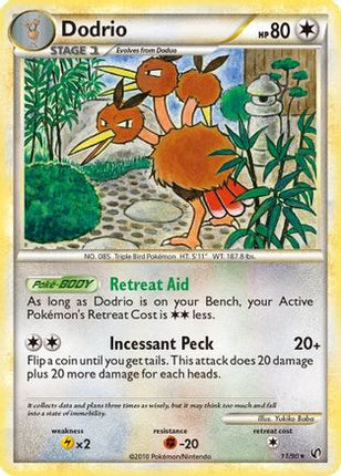 Dodrio - 11/106 [Undaunted] Reverse Holofoil