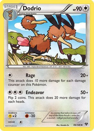 Dodrio - 99/106 [XY Base Set] Reverse Holofoil