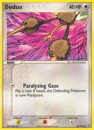 Doduo - 45/107 [Emerald] Reverse Holofoil