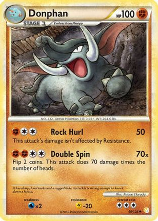 Donphan - 40/106 [HeartGold SoulSilver]