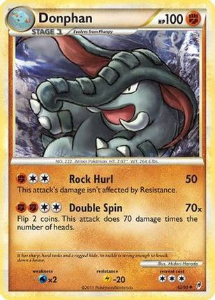 Donphan - 42/95 [Call of Legends] Reverse Holofoil