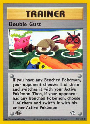 Double Gust - 100/111 [Neo Genesis] 1st Edition