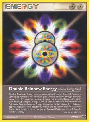 Double Rainbow Energy - 87/107 [Emerald] Reverse Holofoil