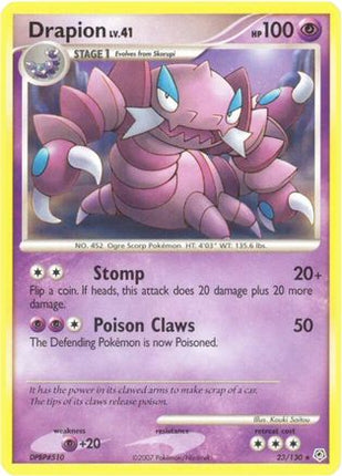 Drapion - 23/130 [Diamond and Pearl] Reverse Holofoil