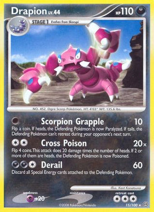 Drapion - 15/106 [Stormfront] Reverse Holofoil