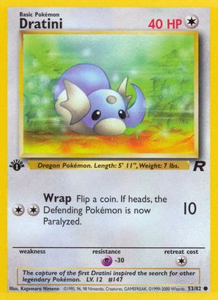 Dratini - 53/82 [Team Rocket] 1st Edition