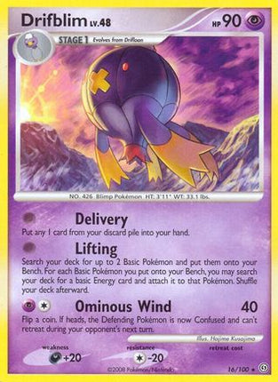 Drifblim - 16/106 [Stormfront] Reverse Holofoil