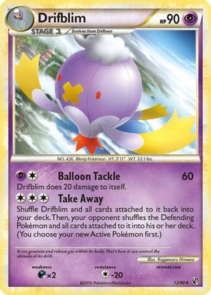 Drifblim - 12/106 [Undaunted] Reverse Holofoil