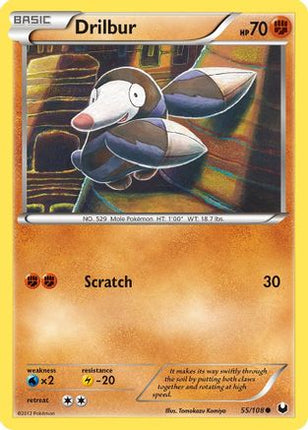 Drilbur - 55/99 [Dark Explorers] Reverse Holofoil