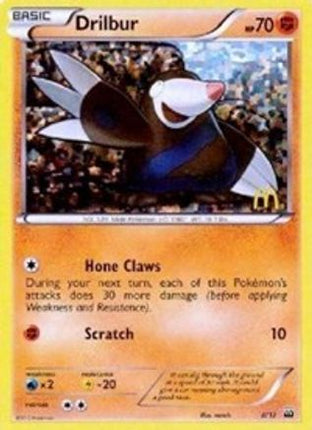 Drilbur 8/12 - McDonalds Promos 2012 Holofoil