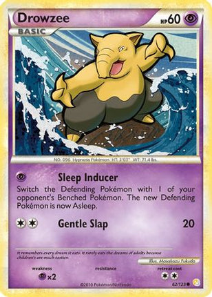 Drowzee - 62/106 [HeartGold SoulSilver] Reverse Holofoil