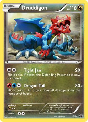 Druddigon - 17/124 [Dragon Vault] Holofoil